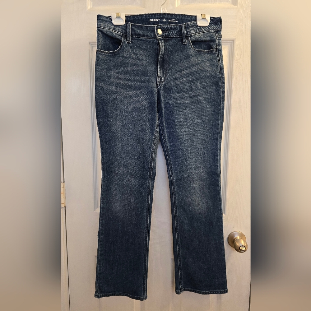 Old Navy Women’s Dark Blue Wow Boot-Cut Jeans